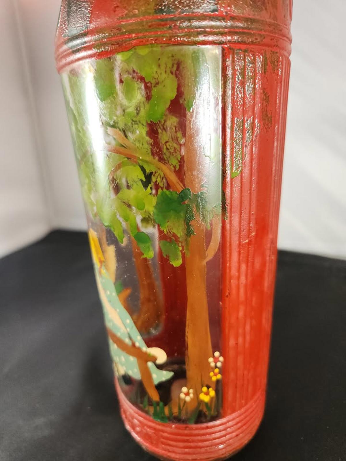 Antique & Historical Hand Painted "Old Mission" Bottle Collectible Rare Find
