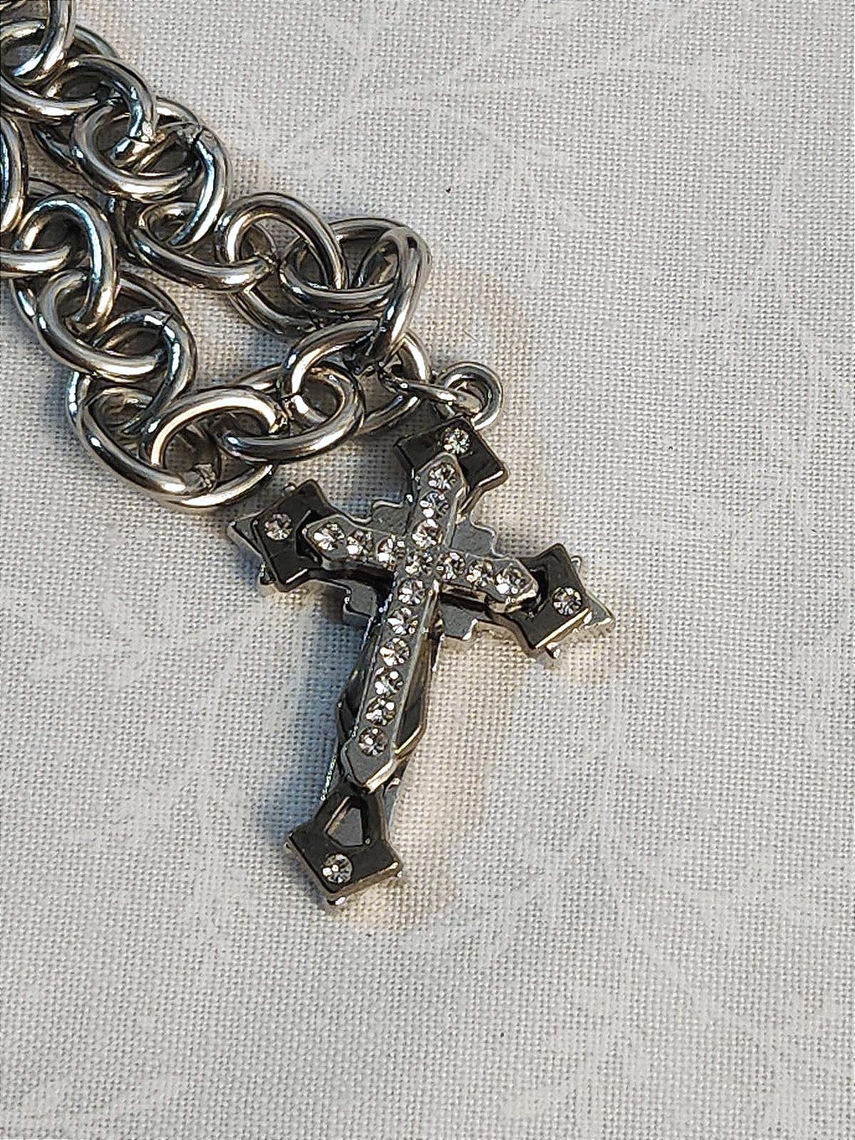 Awesome Cross Necklace Fashion Gothic Style Unisex 20 in.