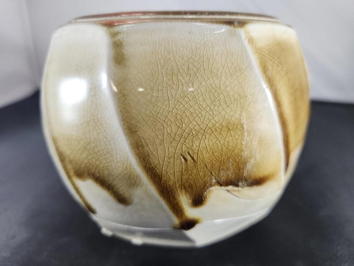 Fabulous Hand Thrown Bowl/Vase Earthy Detailed Utah Artist Stoneware