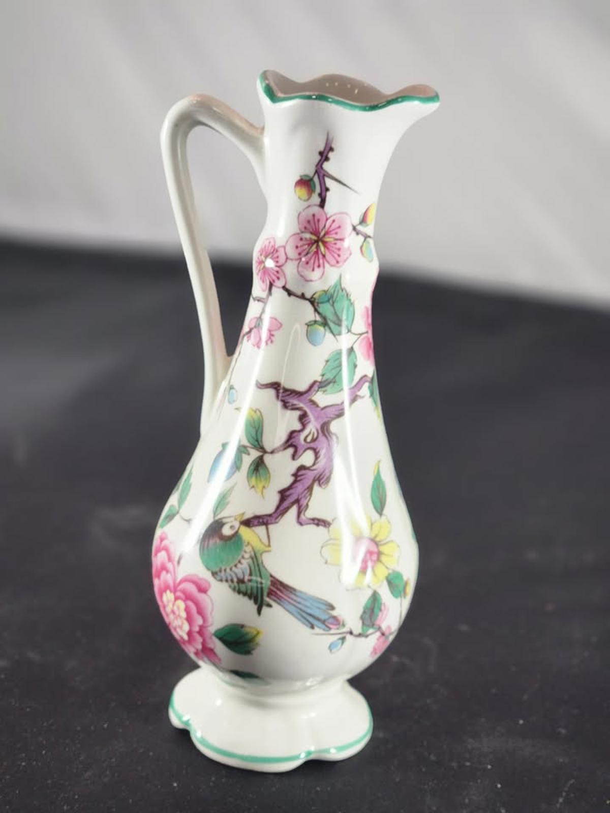 Lovely Old Foley Pitcher and Plate Small Detailed Collectible James Kent Ltd.