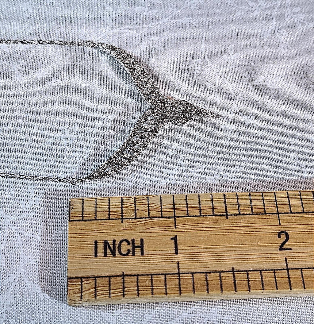 Fabulous Water Drop Choker Necklace Boasts Luxury AAA CZs In 925 Silver Ladies