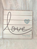Wonderful Baby Boy Love Plaque - Wood Pallet, Antique White