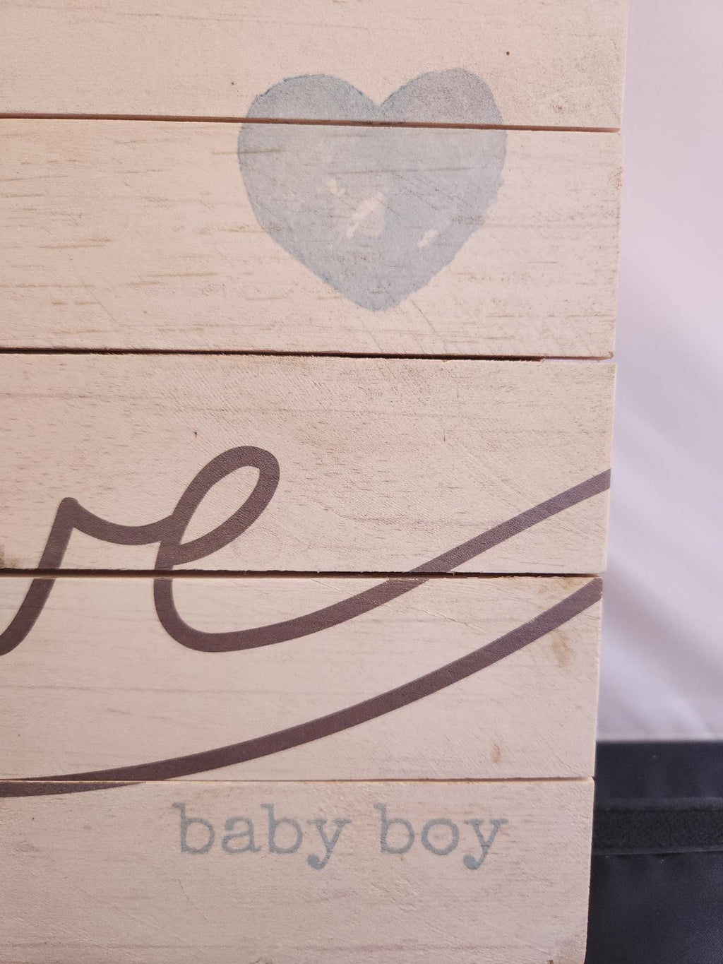 Wonderful Baby Boy Love Plaque - Wood Pallet, Antique White
