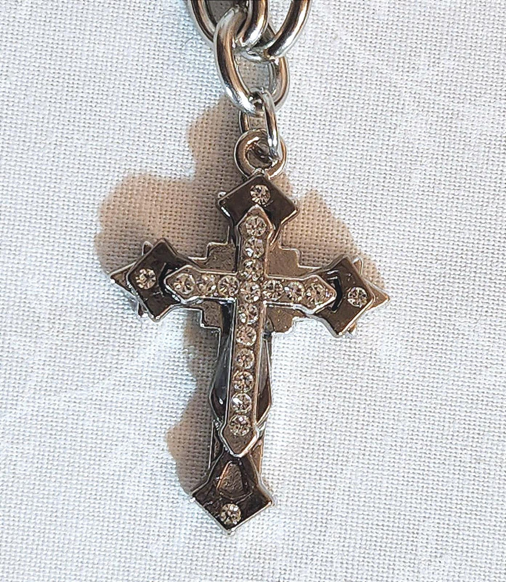 Awesome Cross Necklace Fashion Gothic Style Unisex 20 in.