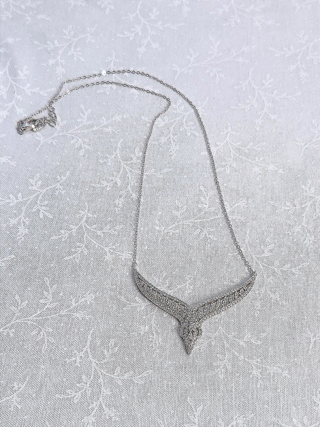 Fabulous Water Drop Choker Necklace Boasts Luxury AAA CZs In 925 Silver Ladies