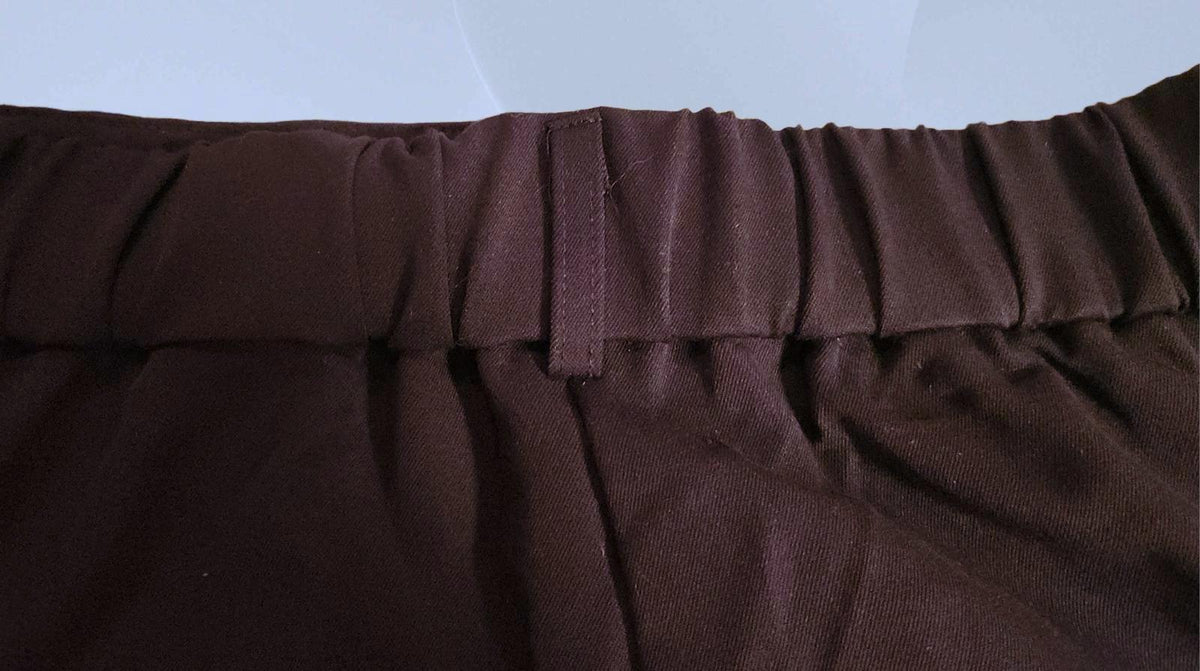 Luxurious Lady's Palazzo Pants, Cargo Pockets, Black Size M, NWT