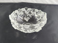 Vintage Mikasa Walther Glas Carmen Crystal Bowl Frosted Floral