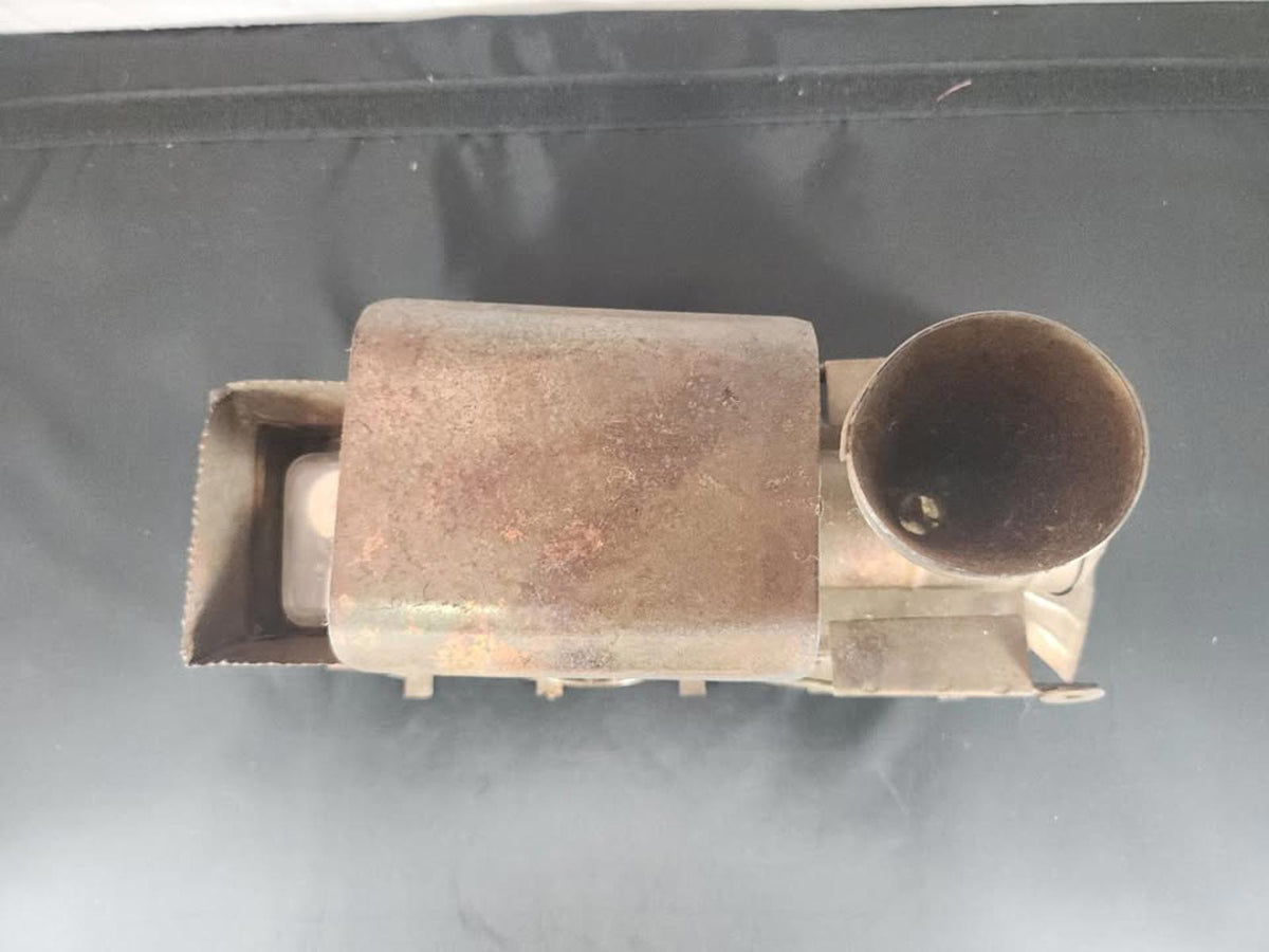 Vintage Retro Metal Copper Music Box Train Locomotive Collectible